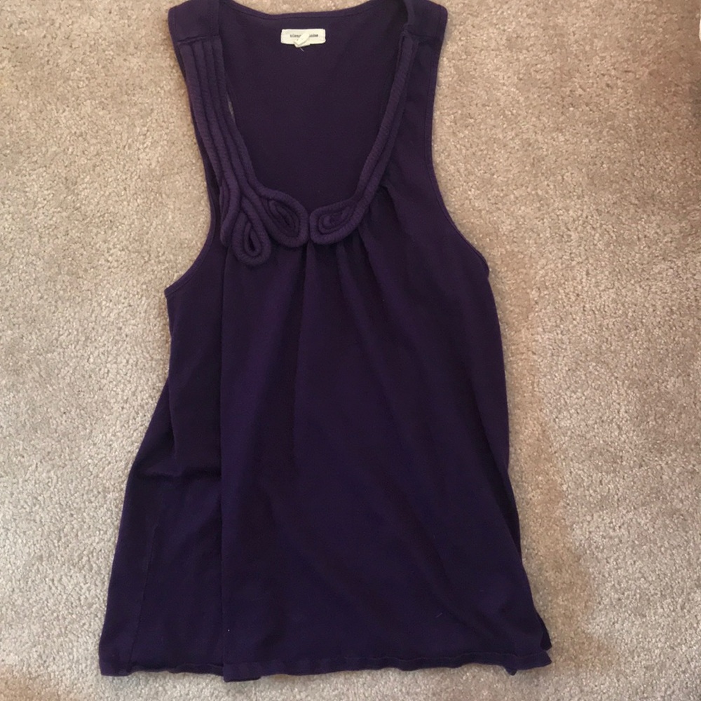 Anthropology Neckline Design Tank Top